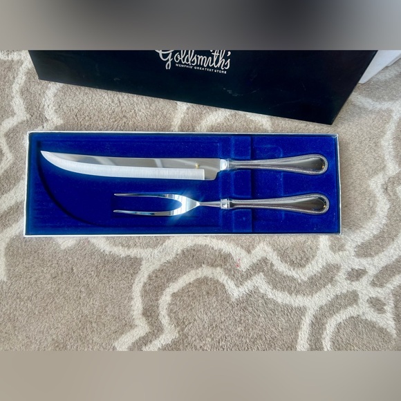 Towle Stainless Bead Trim Carving Set - Picture 8 of 8